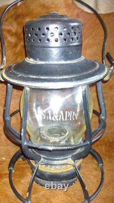 Rare Antique SA And AP Railway Globe Lantern