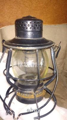 Rare Antique SA And AP Railway Globe Lantern