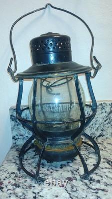 Rare Antique SA And AP Railway Globe Lantern
