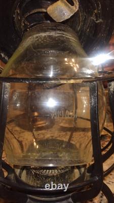 Rare Antique SA And AP Railway Globe Lantern