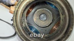 Rare Authentic Santa Fe Railway 4-Way Switch Lamp with Pyrex Chimney & Burner