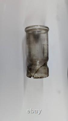 Rare Authentic Santa Fe Railway 4-Way Switch Lamp with Pyrex Chimney & Burner