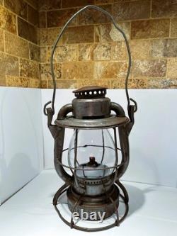 Rare Bush Terminal Rr Railroad Lantern New York Brooklyn Jersey Hoboken Central