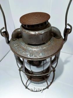 Rare Bush Terminal Rr Railroad Lantern New York Brooklyn Jersey Hoboken Central