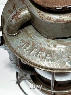 Rare Bush Terminal Rr Railroad Lantern New York Brooklyn Jersey Hoboken Central