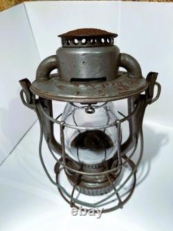 Rare Bush Terminal Rr Railroad Lantern New York Brooklyn Jersey Hoboken Central