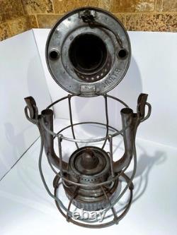 Rare Bush Terminal Rr Railroad Lantern New York Brooklyn Jersey Hoboken Central