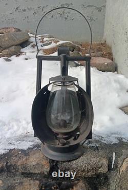 Rare D. L. W. & RR Dietz Acme Large Inspector Lamp Railroad Lantern, New York