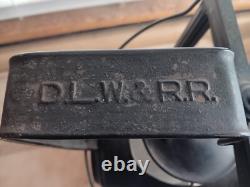 Rare D. L. W. & RR Dietz Acme Large Inspector Lamp Railroad Lantern, New York