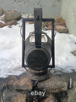 Rare D. L. W. & RR Dietz Acme Large Inspector Lamp Railroad Lantern, New York