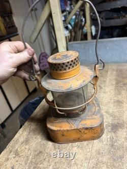 Rare Dietz Empire Stolen From B. Perini & Sons Railroad RR Oil Lantern Lamp USA