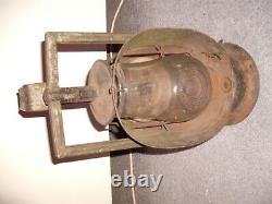 Rare Dietz Railroad Inspectors Lantern Marked Delaware, Lackawanna & Western RR