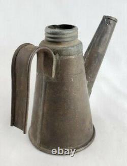 Rare Early L. V. R. R. Railroad Lantern Torch Lehigh Valley Kerosene Oil Lamp Train