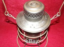 Rare Early Vintage American Express Co. Railroad Lantern, Excellent Condition, R