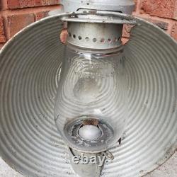 Rare Large C. T. Ham Mfg. Co. Inspectors Railroad Lantern With Clear Globe Train