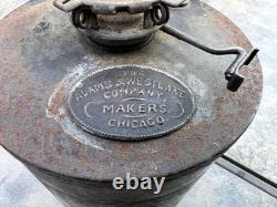 Rare Old Size 4 Way Railroad Lantern Pot
