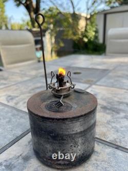 Rare Old Size 4 Way Railroad Lantern Pot