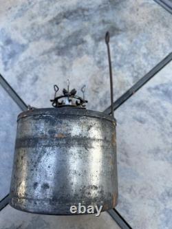 Rare Old Size 4 Way Railroad Lantern Pot