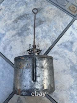 Rare Old Size 4 Way Railroad Lantern Pot