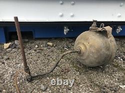 Rare Old Tilley Wall Lamp / Lantern Swan Neck Railway