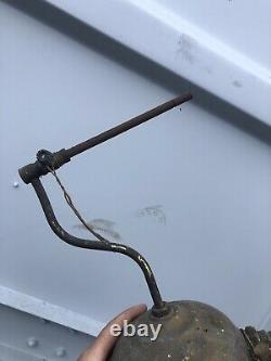 Rare Old Tilley Wall Lamp / Lantern Swan Neck Railway