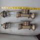 Rare Pair Vintage GNR Great Northern Railway Brass Carriage Lamps Train Sconces