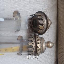 Rare Pair Vintage GNR Great Northern Railway Brass Carriage Lamps Train Sconces