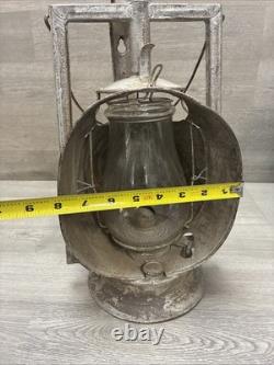 Rare VINTAGE DIETZ-ACME INSPECTOR RAILROAD LATERN Marked N. Y