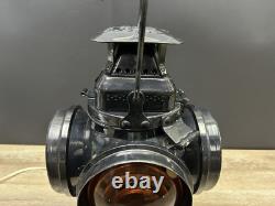 Rare Vintage Adlake Chicago Railroad Non-Sweating Lamp Switch Lantern Works