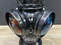 Rare Vintage Adlake Chicago Railroad Non-Sweating Lamp Switch Lantern Works
