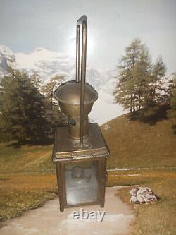 Rare -vintage kerosene lamp railway lantern Yugoslav Railways