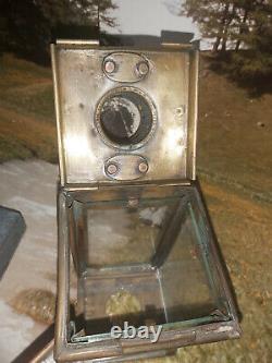 Rare -vintage kerosene lamp railway lantern Yugoslav Railways