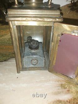 Rare -vintage kerosene lamp railway lantern Yugoslav Railways