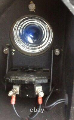 Reclaimed Vintage ML Engineering Railway Train Track Signal Light Blue Lens Lot2
