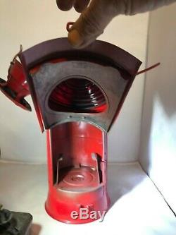 Red Pennsylvania Railroad Lantern