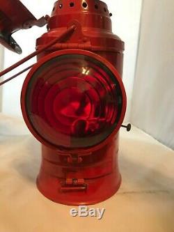 Red Pennsylvania Railroad Lantern
