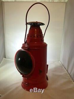 Red Pennsylvania Railroad Lantern