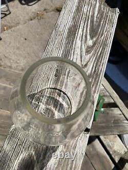 Rock Island Lines Railroad Lantern Globe Clear Cast Rock Island Lines