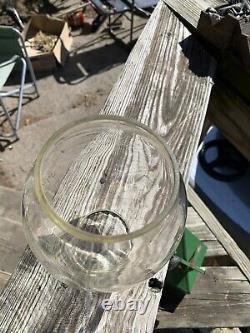 Rock Island Lines Railroad Lantern Globe Clear Cast Rock Island Lines