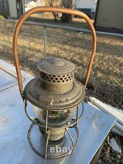 Rock Island Railroad Lantern Withclear globe