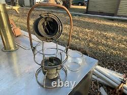 Rock Island Railroad Lantern Withclear globe