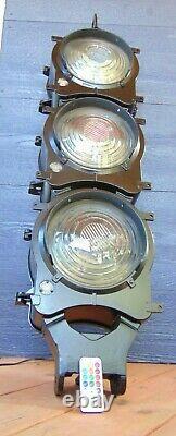 SAFETRAN Systems Corp Rare 3 Lamp Signal Railway Railroad Light Very SAFETRAN Systems Corp Rare 3 Lamp Signal Railway Railroad Light Very