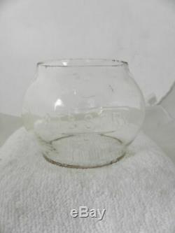 SANTA FE AT&SFRY RAILROAD LANTERN Clear Cast AT&SFRy Lantern Globe