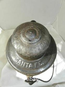 SANTA FE RAILROAD LANTERN Clear Cast Santa Fe Lantern Globe