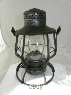 SANTA FE RAILROAD LANTERN Clear Cast Santa Fe Lantern Globe