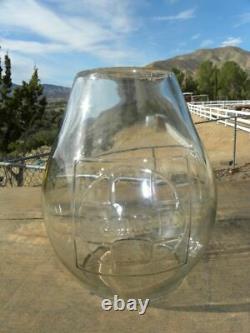 SANTA FE RAILROAD LANTERN Clear Cast Santa Fe Lantern Globe