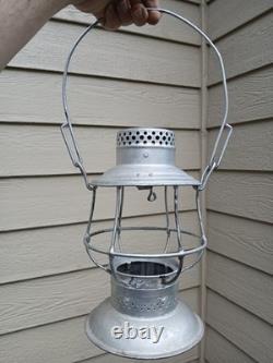 SANTA FE TALL GLOBE BELL BOTTOM RAILROAD LANTERN FRAME Adams and Westlake