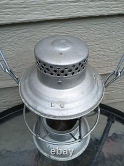 SANTA FE TALL GLOBE BELL BOTTOM RAILROAD LANTERN FRAME Adams and Westlake
