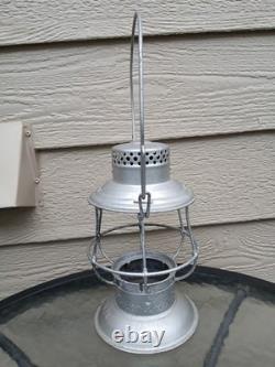 SANTA FE TALL GLOBE BELL BOTTOM RAILROAD LANTERN FRAME Adams and Westlake
