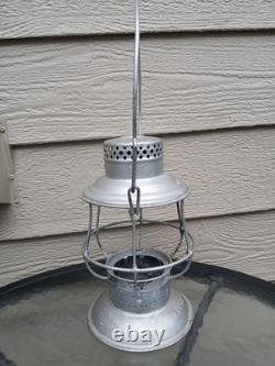 SANTA FE TALL GLOBE BELL BOTTOM RAILROAD LANTERN FRAME Adams and Westlake